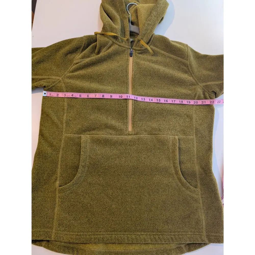 Duluth Trading Co Sweater Two Harbors Fleece Polartec Yellow Green Size L - Picture 9 of 10